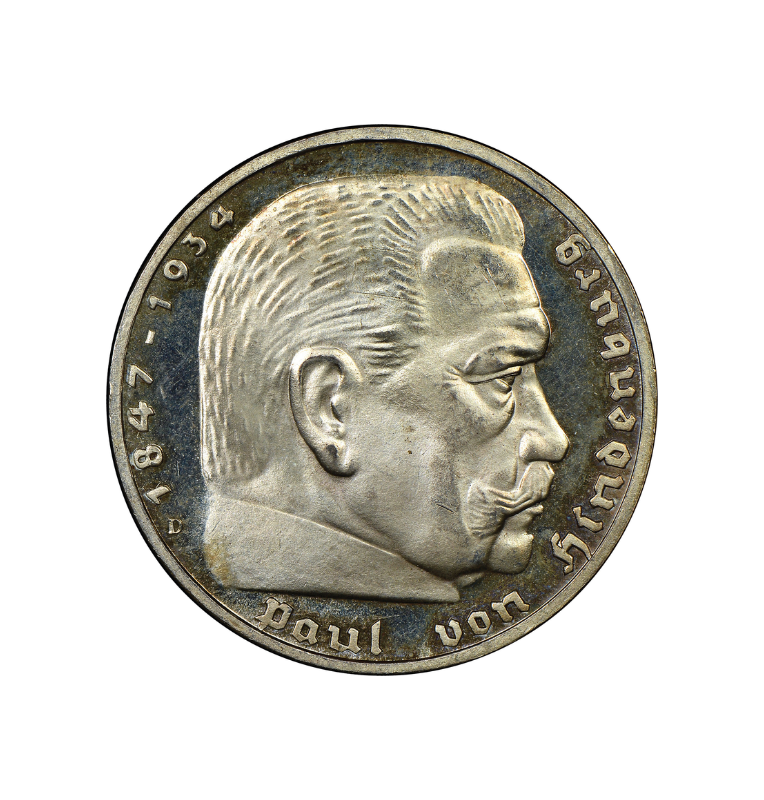 Alemania 5 Reichsmark 1936 NO UNC