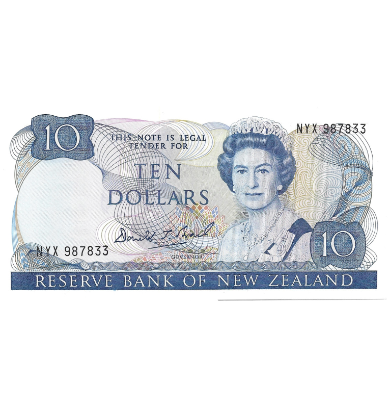 Nueva Zelanda 10 Dólares 1985 ND Pick 172b