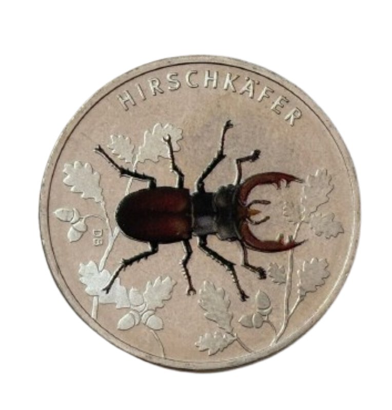 Alemania 5 Euros 2024 Emisión conmemorativa Escarabajo ciervo europeo