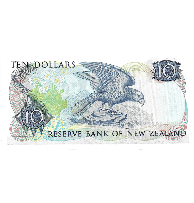 Nueva Zelanda 10 Dólares 1985 ND Pick 172b