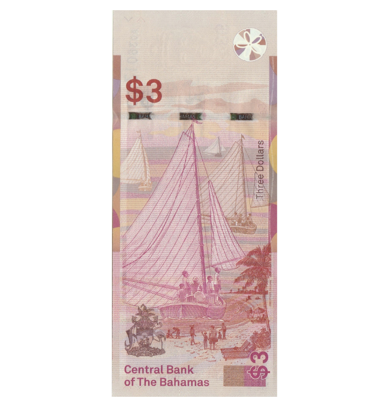 Bahamas 3 Dólares 2019 Pick Nuevo