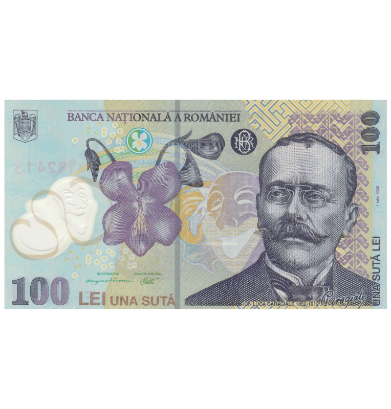 Rumanía 100 Lei 2007 Pick 121c Polímero