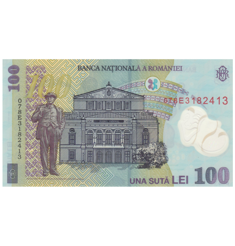 Rumanía 100 Lei 2007 Pick 121c Polímero
