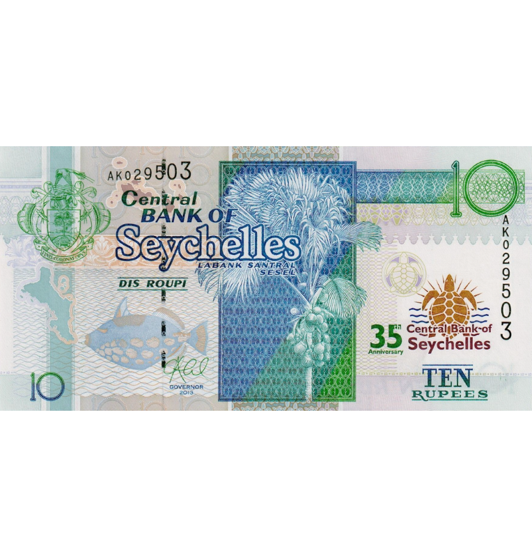 Seychelles 10 Rupias 2013 Conmemorativo Pick 46