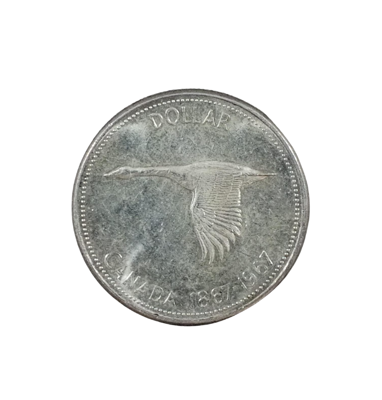 Canada 1 Dolar 1976 Emisión conmemorativa Centenario de Canadá NO UNC