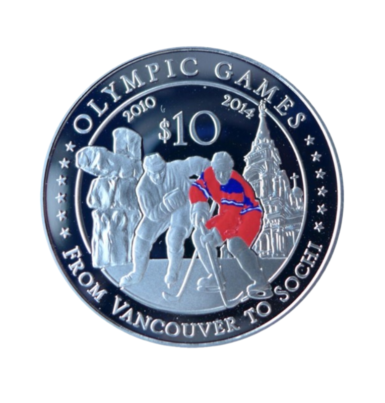 Isla Cook 10 Dólares Juegos Olímpicos 2011 - De Vancouver a Sochi