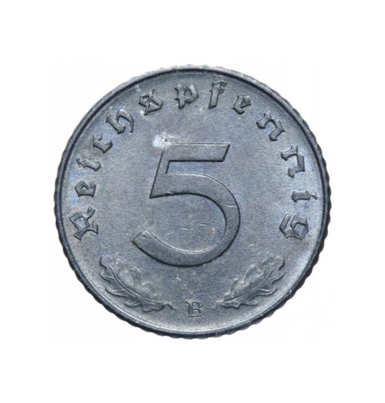 Alemania 5 Reichspfennig 1940 NO UNC