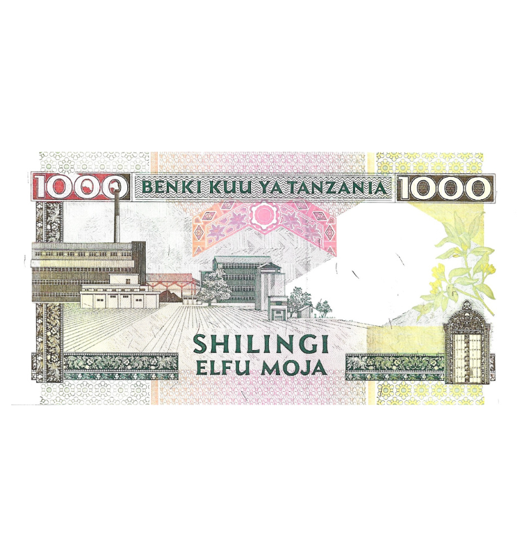 Tanzania 1.000 Shillings 1993 ND Pick 27c