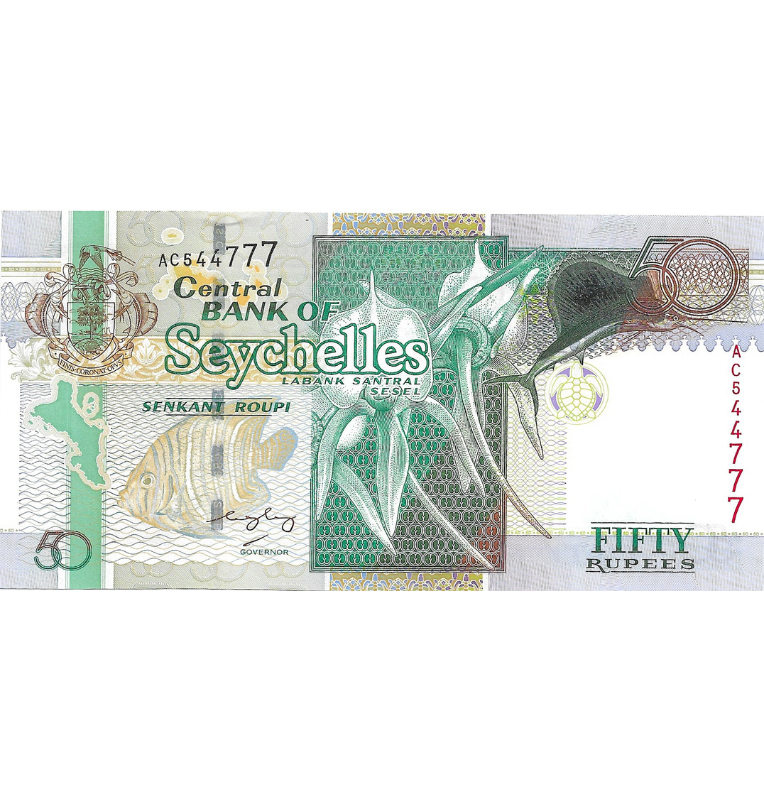 Seychelles 50 Rupias 2004 ND Pick 39a