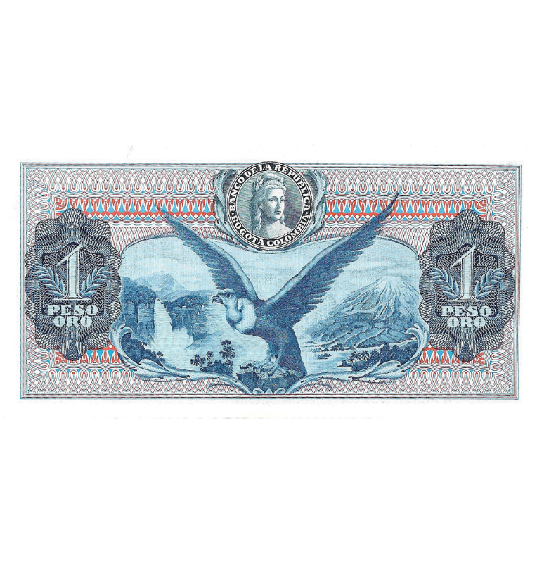 Colombia 1 Peso Oro 1971 Mayo 1. NO UNC
