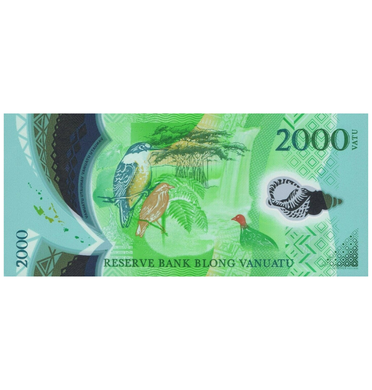 Vanuatu 2.000 Vatu 2014 ND Pick 14 Polímero