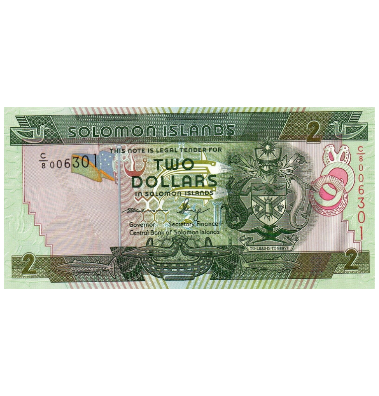 Islas Salomón 2 Dólares 2011 ND Pick 25b
