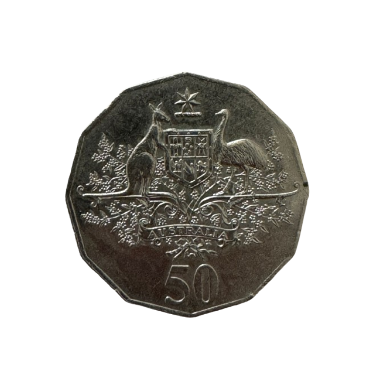 Australia 50 Centavos 2001 KM 491.1. NO UNC