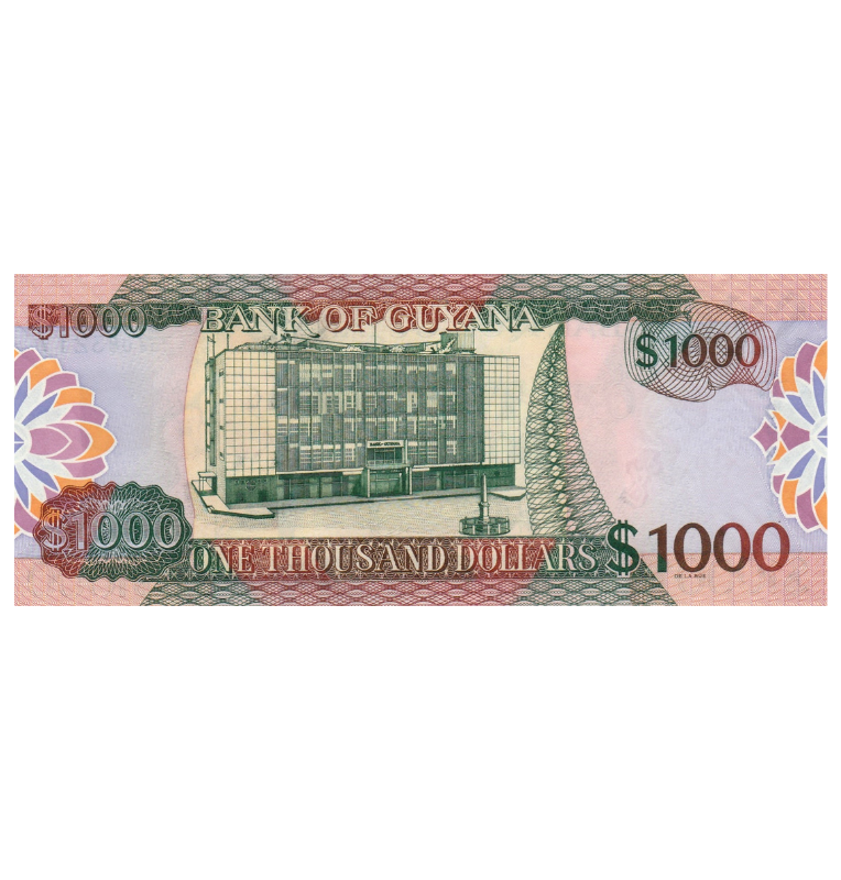 Guayana 1.000 Dólares 2011 ND Pick 39b