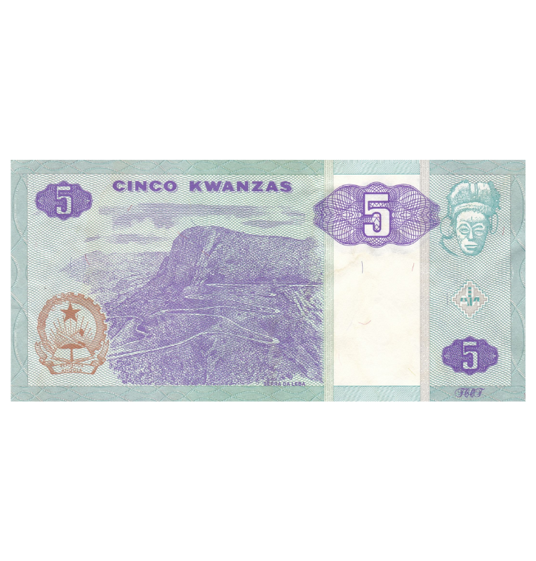 Angola 5 Kwanzas 2011 Pick 144c
