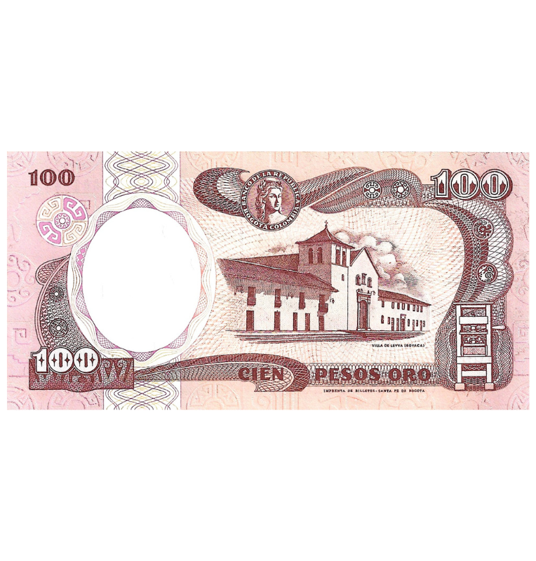 Colombia 100 Pesos Oro 1991 Número bajo 3 dígitos 205