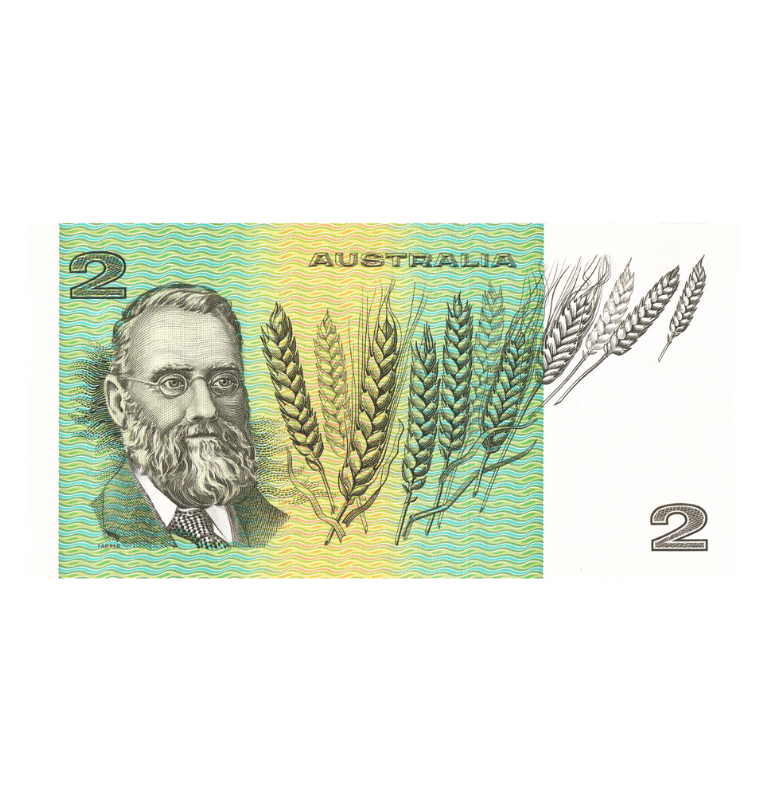 Australia 2 Dolares 1985 ND Pick 43e