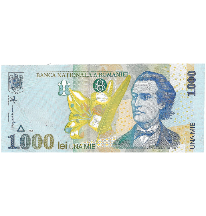 Rumania 1.000 Lei 1998 Pick 106