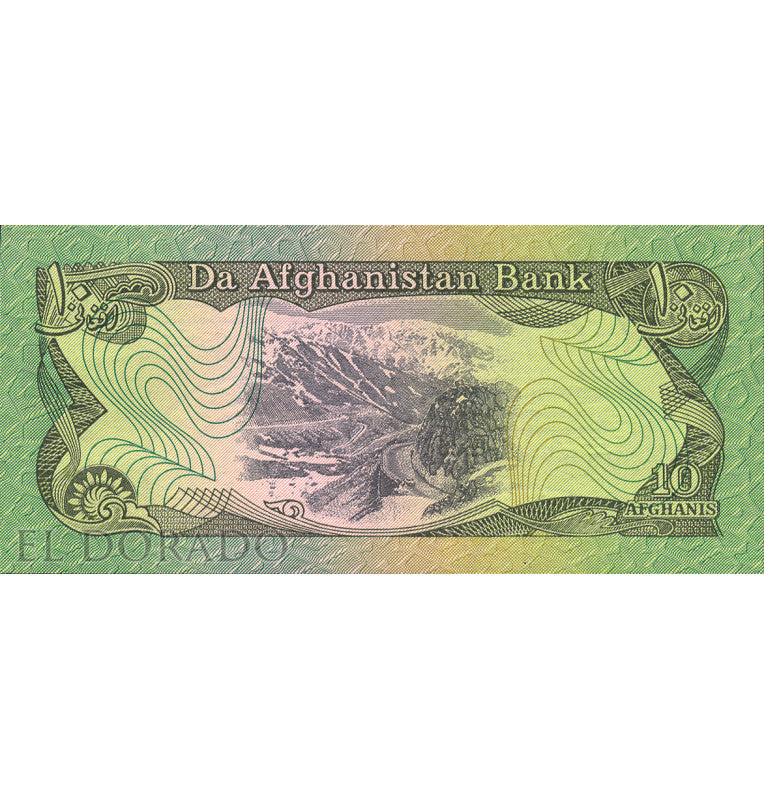 Afganistán 10 Afghanis 1979 Pick 55a