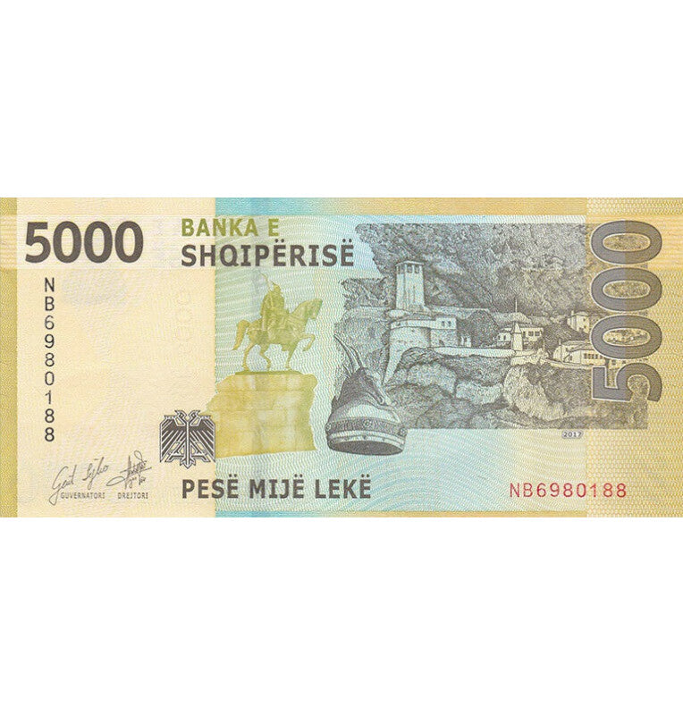 Albania 5000 Lek 2017 Pick New