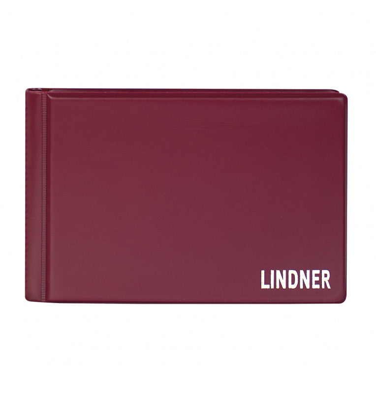Pocket album for 48 coins 150 x 100 x 18 mm (Wine red)