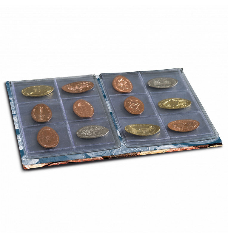 Pocket album for 48 pressed pennies (souvenir coins)