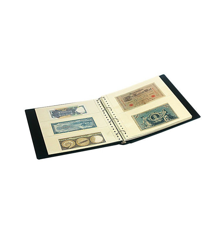 SRS banknote album equipped with 20 transparent SRSBN sleeves