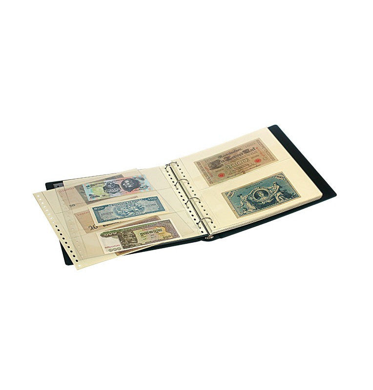 SRS banknote album equipped with 20 transparent SRSBN sleeves