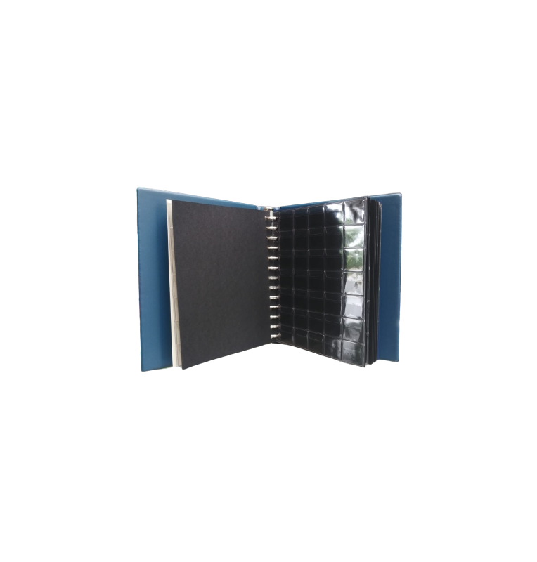 Álbum para monedas PENNY incluye 10 hojas para monedas Color: azul