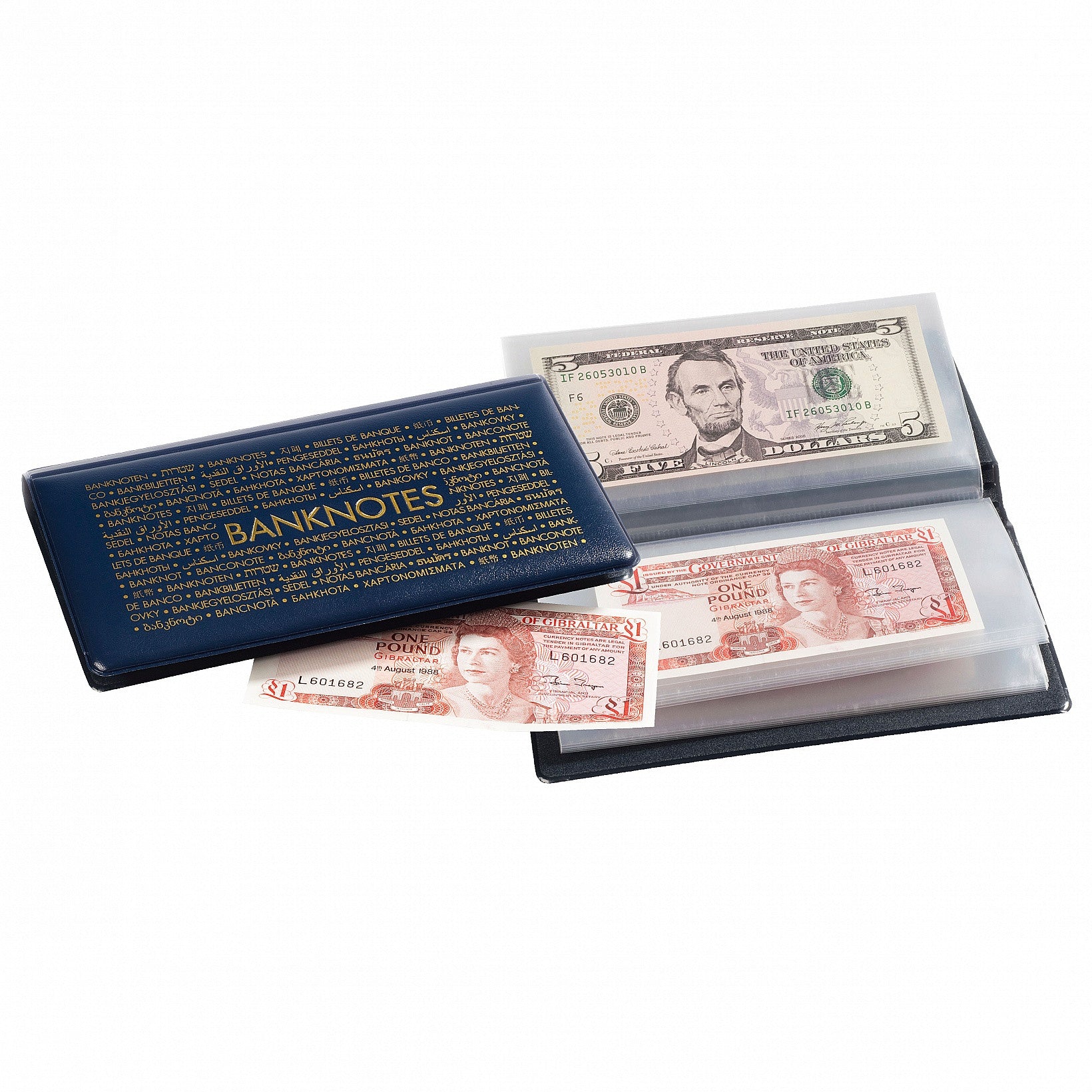 Albumes para bolsillo route banknotes 182 x 92 mm