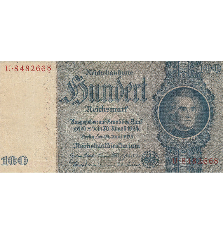 Germany 100 Mark 1935 Pick 183 (NOT UNC)