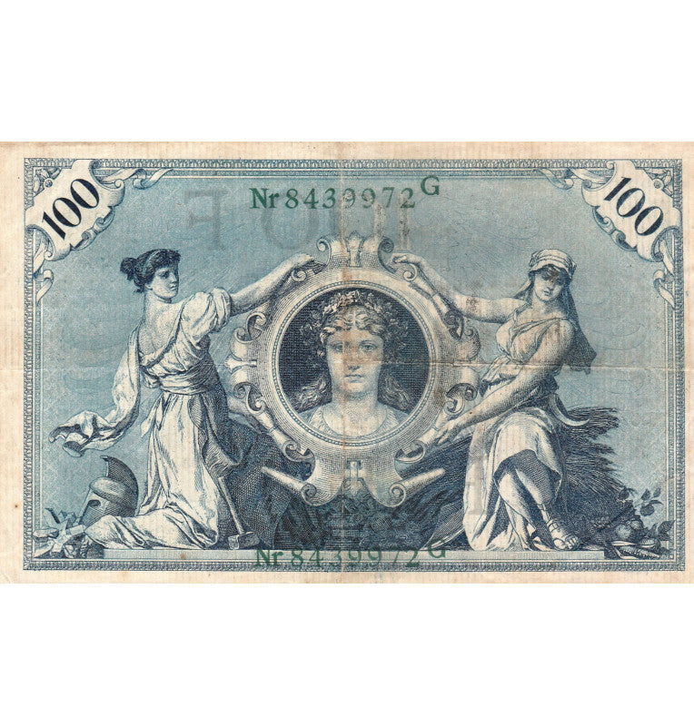 Alemania 100 Mark 1908 Pick 33a NO UNC