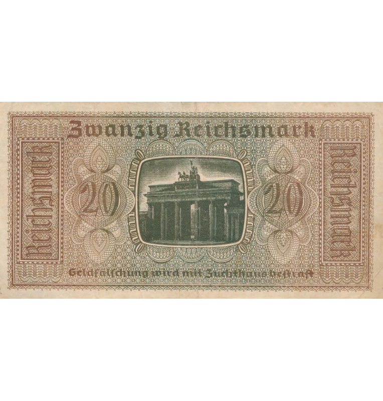Germany 20 Marks 1940-1945 Pick R139 (NOT UNC)