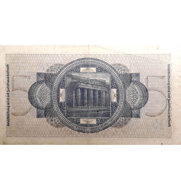 Germany 5 Marks 1939-1944 ND Pick R138Ai (NOT UNC)