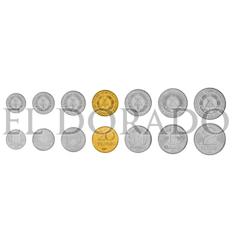 Germany, folder peaceful revolution Year 1949-2001 KM diff.