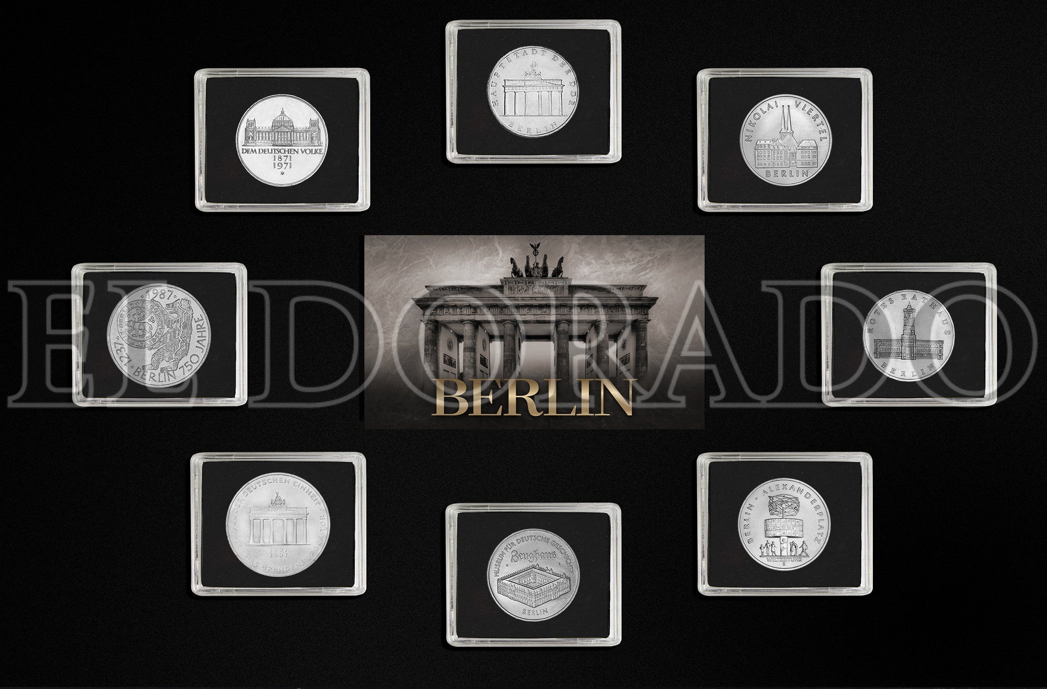 Alemania Colección premium de Berlín Año 1971-1991