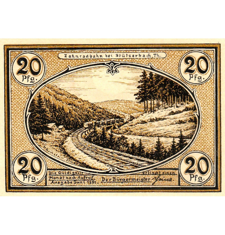 Alemania Set 4 Notgelds 1921