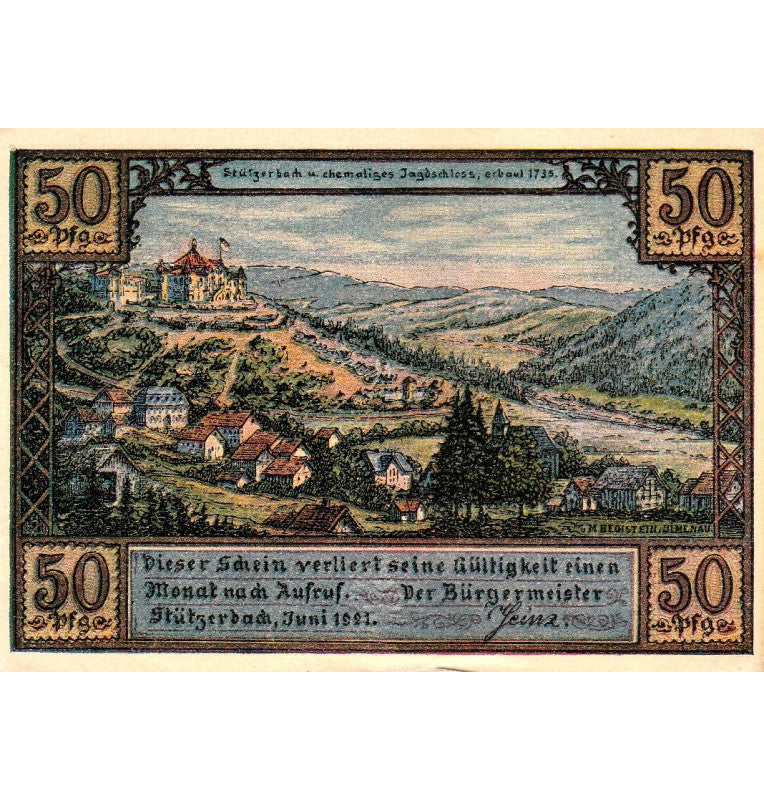 Alemania Set 4 Notgelds 1921