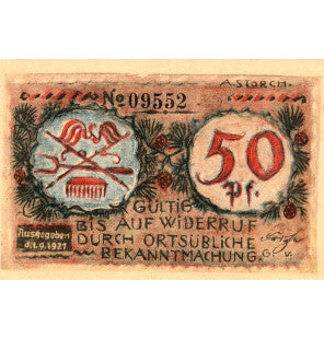 Alemania Set 4 Notgelds 1921