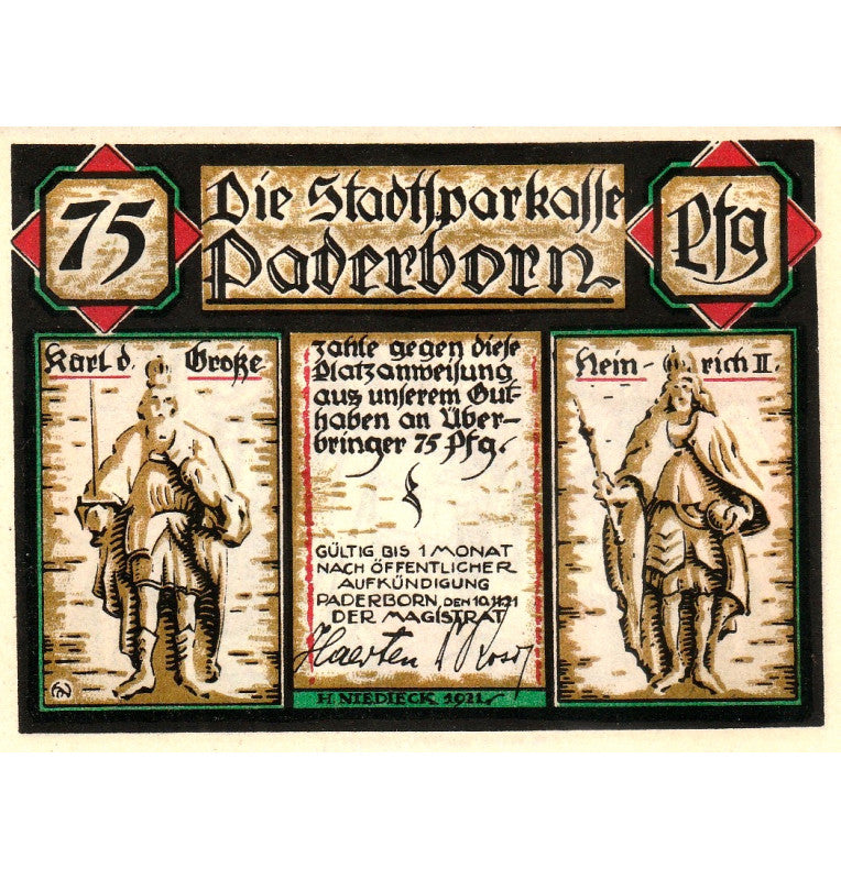 Alemania Set 4 Notgelds 1921