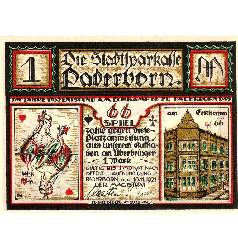 Alemania Set 4 Notgelds 1921