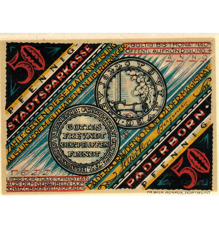 Alemania Set 4 Notgelds 1921