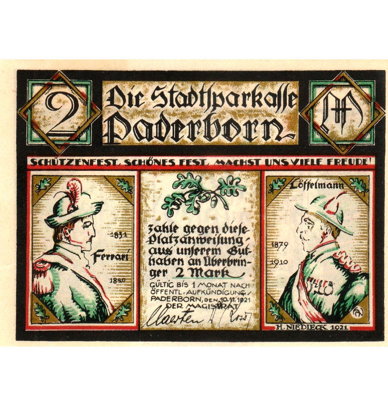 Alemania Set 4 Notgelds 1921