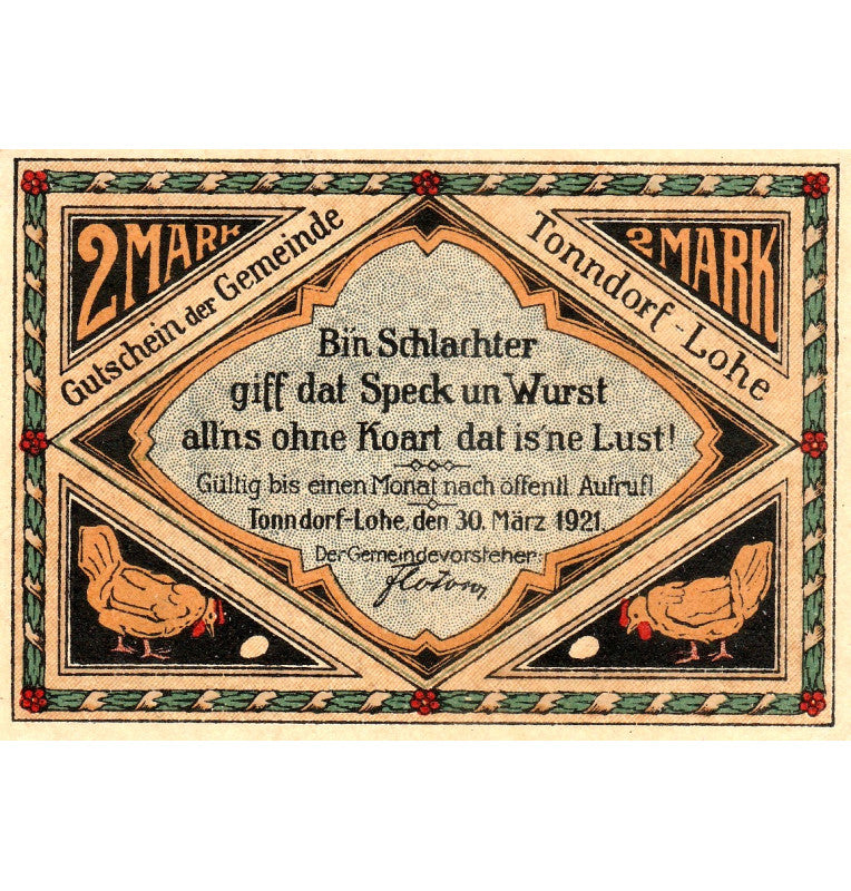 Alemania Set 5 Notgelds 1921