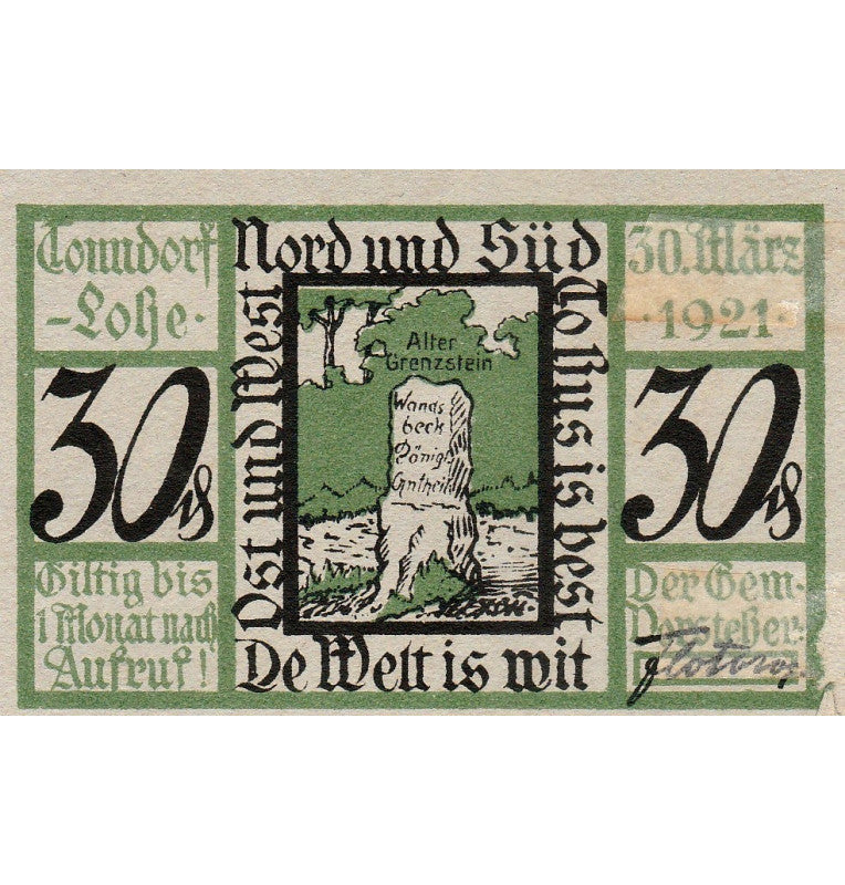 Alemania Set 5 Notgelds 1921