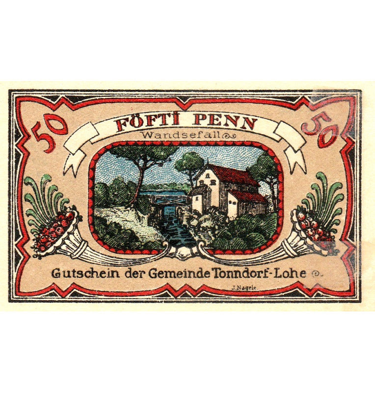 Alemania Set 5 Notgelds 1921