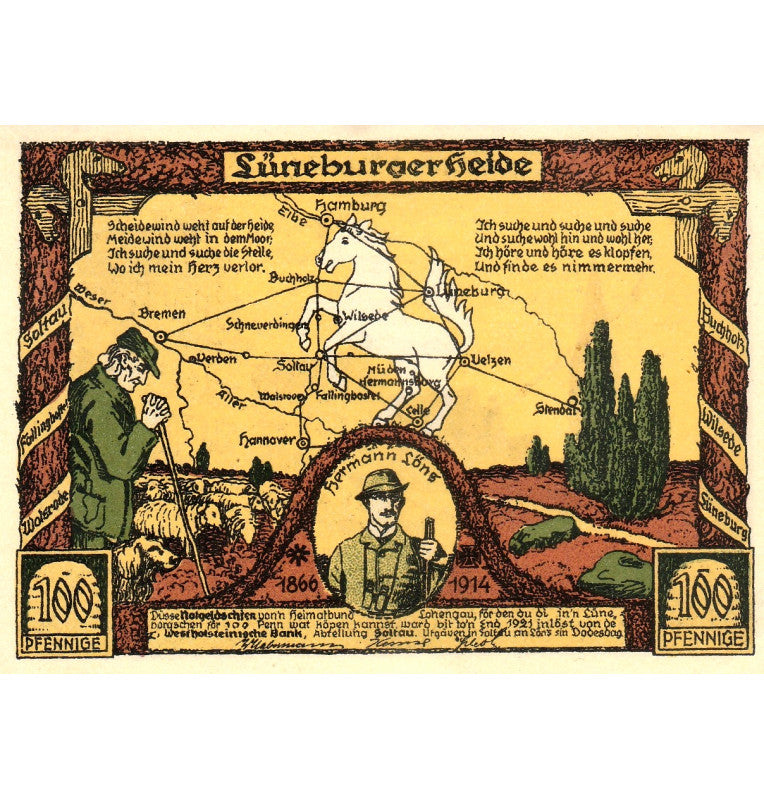 Alemania Set 6 Notgelds 1866-1914