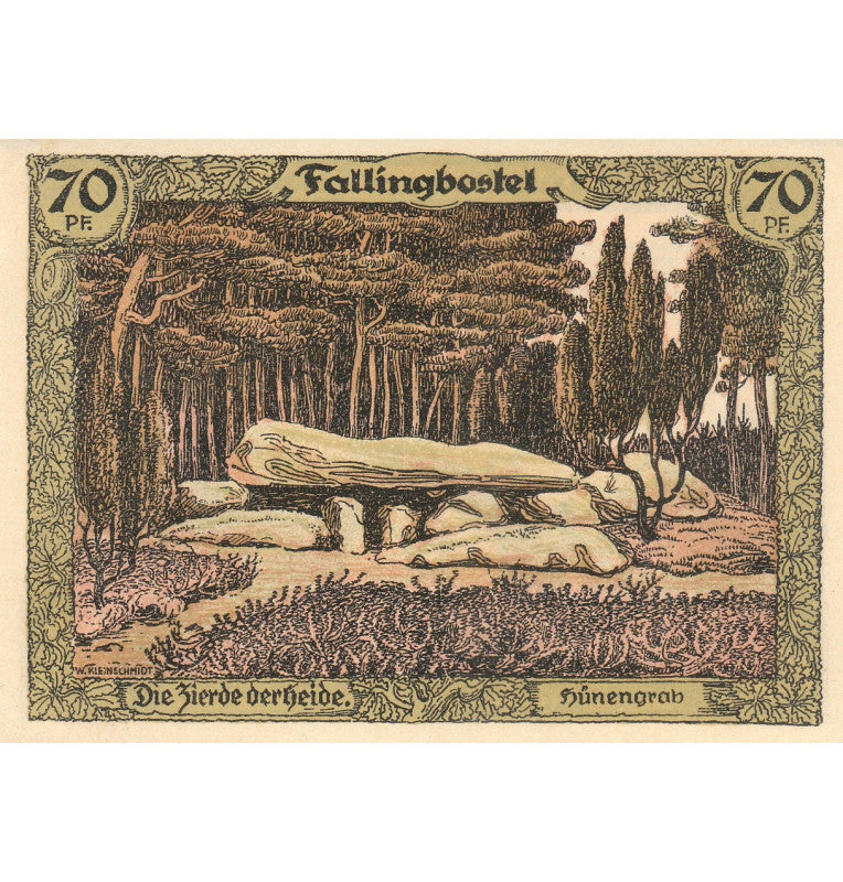 Alemania Set 6 Notgelds 1866-1914