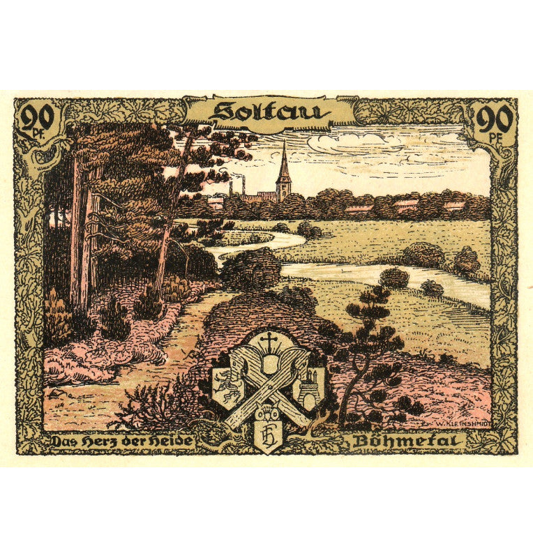 Alemania Set 6 Notgelds 1866-1914