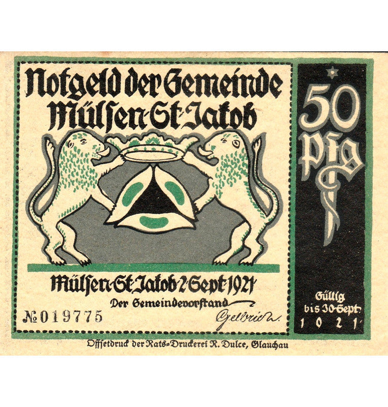 Alemania Set 8 Notgelds 1921